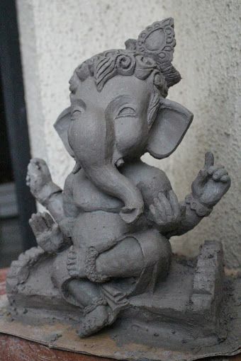 WIP Ganesha Idol Clay, Clay Ganpati, Bal Ganesha, Ganpati Idol, Ganesh Chaturthi Decoration, Ganesha Drawing, Ganapati Decoration, Ganesha Idol, Shri Ganesh Images