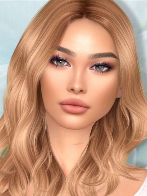 Sims 4 Cc Makeup, Magic Hands, Highlighter Makeup, The Sims4, Sims 2, Sims Cc, Fashion Makeup, The Sims, Dyed Hair