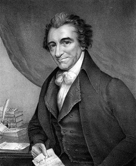 Thomas Paine. © akg-images 18th Century Aesthetic, Lexington And Concord, Young Harry Potter, Steampunk Fantasy, Age Of Enlightenment, Thomas Paine, History Projects, January 29, January 10