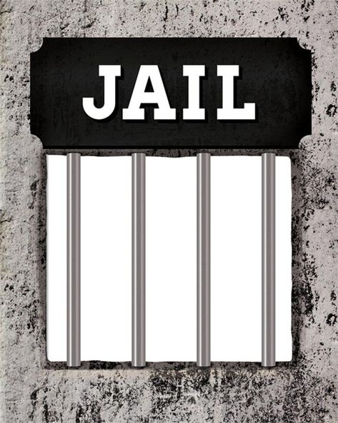 Photo booth props. Printable wanted poster with JAIL sign. | Etsy Jail Booth, Prohibition Party, Picsart Tutorial, Western Theme Party, Building Icon, Happy Birthday Template, Blur Photo Background, Love Background Images, Resume Design Template