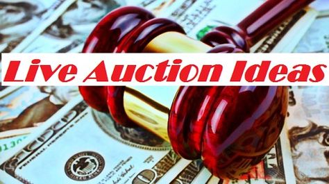 Here are 25 great live auction ideas for your next charity event that have raised more than their stated value. These live auction items sparked bidding wars because they were so desirable and were among the top performing ideas from all the items offered at 50 charity auctions. Big Ticket Silent Auction Items, Charity Auction Ideas, Live Auction Ideas, Live Auction Items, Raffle Ideas, Charity Work Ideas, Auction Basket, Auction Baskets, Donation Request