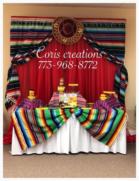 Mexican Backdrop Ideas, Mexican Theme Backdrop Ideas, Charro Party Ideas, Mexican Backdrop, Mexican Fiesta Decorations, Mexican Theme Party Decorations, Mexican Birthday Parties, Mexican Party Decorations, Mexican Fiesta Party