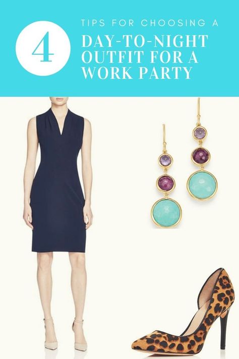 Going to a party after work and don't have time to change? Mrs. Type A give 4 tips for choosing a day-to-night outfit. PLUS two sample outfits. Mom Purse Essentials, Day To Night Outfit, Career Motivation, Fly Outfit, Maternity Swimsuit, Post Partum Workout, Holiday Party Outfit, Work Party, Low Impact Workout