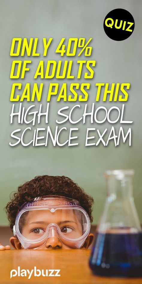 High school science exams cover all topics, from chemistry to biology and all the in-betweens! Without the long days of studying beforehand, could you pass this high school science quiz? Complete it below to find out! **** #PlaybuzzQuiz General Knowledge Quiz IQ Test Back To School Logic History Playbuzz Quiz Praxis Test, Iq Test Questions, Science Quiz, Test For Kids, Senior Student, Playbuzz Quiz, Science Questions, Test Quiz, Knowledge Quiz