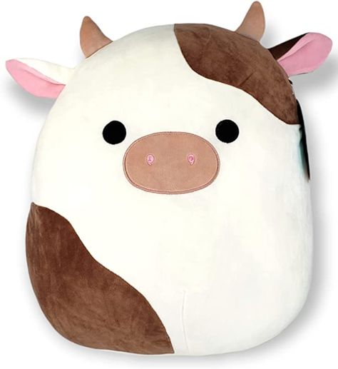 Amazon.com: SQUISHMALLOW KellyToy - 16 Inch (40cm) - Ronnie The Cow - Super Soft Plush Stuffed Toy Animal Pillow Pal Buddy Birthday Valentines Gift : Toys & Games Ronnie Squishmallow, Cow Squishmallow, College Necessities, Stuff Animals, Pillow Pals, Animal Pillow, Kind Reminder, The Cow, Stuffed Toy