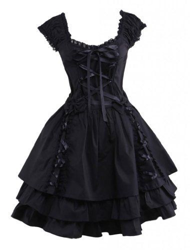 #WitchCostume Goth Dress, Gothic Dress, Mori Girl, One Piece Dress, Lolita Dress, Gothic Lolita, Lolita Fashion, Featuring Dress, Gothic Fashion