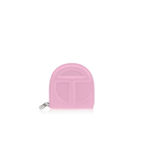 Telfar Wallet - Bubblegum – shop.telfar Telfar Shopping Bag, Billfold Wallet, Fold Wallet, Bubblegum Pink, Top Grain Leather, Bubble Gum, Things To Buy, Pink Color, Cool Things To Buy