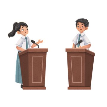 Debate Poster, English Debate, Personal Hygiene Activities, Scientist Cartoon, Cartoon Speech Bubble, Debate Competition, Student Images, Speech And Debate, Modern Art Canvas Painting