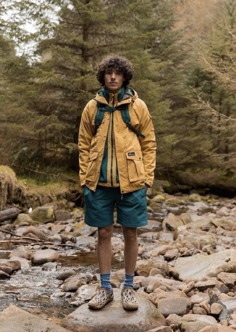 Fashion Men Summer, Camping Fashion, Camping Style, Seasonal Color Analysis, Outdoor Photoshoot, Fall Fits, Men Summer, Drawing Clothes, Outfits Men