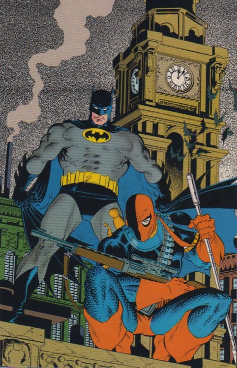 Deathstroke The Terminator, Batman Detective, Arte Nerd, The Terminator, Batman Poster, Univers Dc, Batman Artwork, Arte Dc Comics, Batman Comic Art