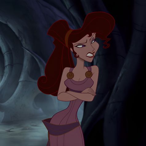 From animated Disney film, “Hercules” (1997). Disney Hercules Meg, Meg Disney, Hercules Meg, Hercules Megara, Hercules 1997, Megara Disney, Megara Hercules, Meg Hercules, Real Disney Princesses