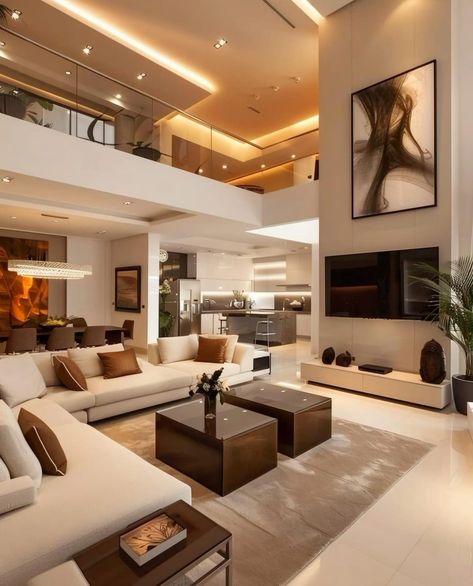 Modern Luxury Condo Interior, Skill List, Luxury Condo Interior, Room Ideas Furniture, Living Room Ideas Luxury, Open Living Room Design, Minimalist Living Room Ideas, Open Concept Kitchen And Living Room, Living Room Minimalist