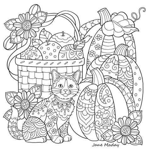 Celebrate the season with our 120+ Festive Fall Coloring Pages for kids and adults! From pumpkins to leaves, these printable pages offer fun and relaxation for everyone. Enjoy creative time together and download your free Mandala Coloring Pages. Click the link to start coloring! | coloring sheet: 9 #FallColoringPages #FestiveFun #CreativeKids #AutumnArt #FreeDownloads Happy Coloring Pages, Fall Coloring Pages For Kids, Fall Coloring, Adult Colouring Printables, Adults Coloring, Fall Coloring Pages, Cat Quilt, Cat Coloring Page, Printable Pages