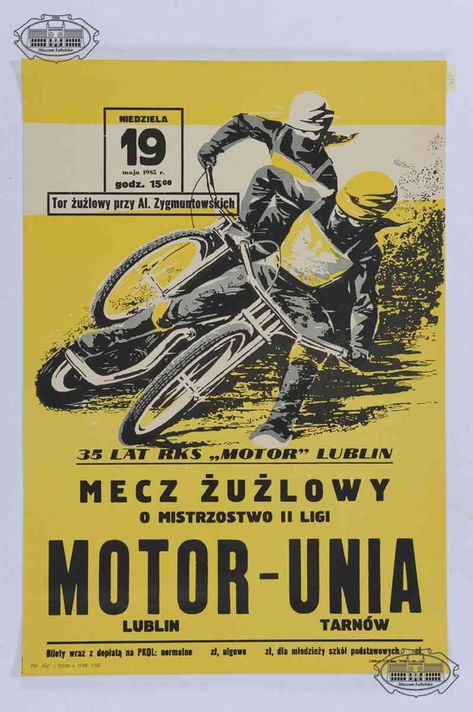 Speedway Racing, Racing Posters, Moto Cross, Dirt Track Racing, Racing Motorcycles, Bike Art, Motorcycle Racing, Illustrations And Posters, Vintage Ephemera