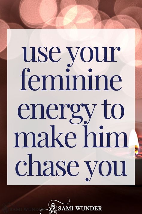 Unlock your full potential as you learn how to make your man chase after you! Dating guru Sami Wunder shows women how to use Feminine Energy to get a high-quality man to chase you. If you’re a successful woman, and you would very much like an amazing man to pursue, to think about you, to crave hearing your voice on the phone, and to want to win your heart and give you the world, then this article is for you. Chasing A Man Quotes, Feminine Dating, Life Tricks, Real Relationship Advice, A Successful Woman, Dark Psychology, Successful Woman, Make Him Chase You, Amazing Man