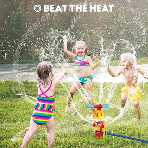 Amazon.com: Phobby Hydrant Sprinkler for Kids Outdoor Play, Water Spray Sprinkler with Rotating Nozzle, Summer Water Toy Gift for Toddlers Backyard Lawn Outside Water Game : Toys & Games Backyard Lawn, Kids Outdoor Play, Water Games, Summer Water, Kids Outdoor, Water Toys, Water Spray, Outdoor Kids, Outdoor Play