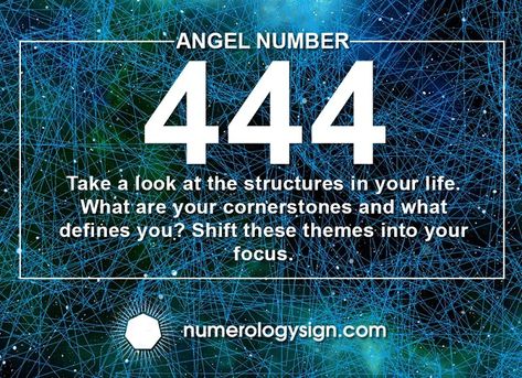 Angel Number 444 Meaning (Why Are You Seeing 4:44?) 444 Signification, Numerology Number 4, Number 444 Meaning, 444 Meaning, Numerology Horoscope, Seeing 444, Angel Number 444, Numerology Calculation, Numerology Life Path