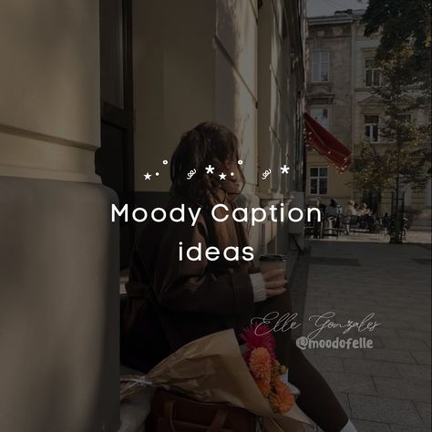 Moody caption ideas >>> swipe #igcaptions #igcarousel #instagramcaptions #moodycaption #captionideas #instagramtips #igtips #moodofelle Photoshoot Captions, Moody Photoshoot, Ig Captions, Caption Ideas, Instagram Tips, Instagram Captions