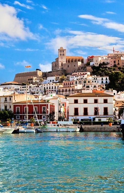 Ibiza, Spain | Put this on your bucket list. Well known for the lively nightlife and summer outposts, Ibiza is one place you need to explore. Ibiza Island, Backpacking Spain, Ibiza Travel, Spain Culture, Ibiza Town, Ibiza Beach, Ibiza Spain, Spain Holidays, Ushuaia