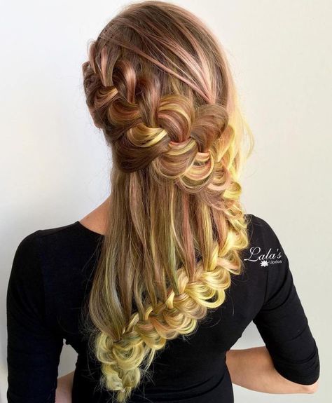 Snake Waterfall Braid Hairstyle Black Teenage Hairstyles, Real Waterfall, Waterfall Braid Tutorial, Snake Braid, Waterfall Braid Hairstyle, Waterfall Hairstyle, French Braid Ponytail, Teenage Hairstyles, Braid Inspiration