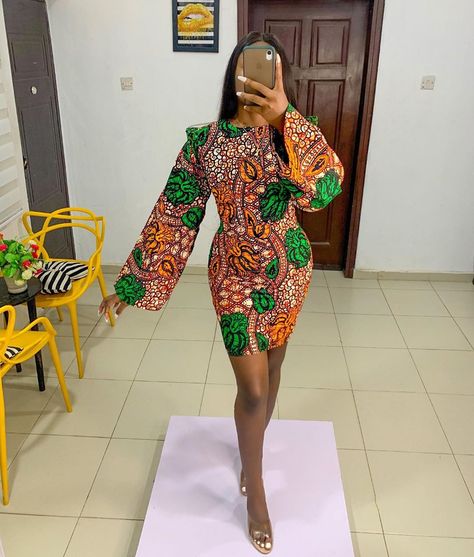 AISY - (The Unusual Girl) (@_stitchesbyaisy_) posted on Instagram: “✨NEW IN✨ “NNEOMA DRESS” ☄️☄️ ———————————— Price: #10,000naira Sizes: 6-14  Dm to order 🙏🏼” • Jul 13, 2020 at 5:02pm UTC Straight Dress Outfit, Nigerian Outfits, Best African Dresses, African Fashion Skirts, Ankara Gown Styles, African Print Dress Designs, African Wear Dresses, Ankara Gown, African Fashion Ankara