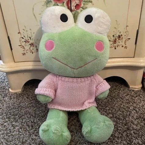 Cinamoroll Build A Bear, Kuromi Build A Bear, Sanrio Build A Bear, Frog Build A Bear, Frog Core, Sanrio Stuff, Bear Outfits, Crochet Amigurumi Free Patterns, Kawaii Accessories