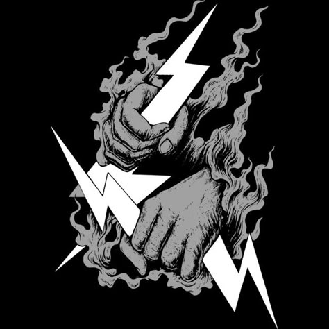 Blitz Tattoo, Thunder Design, Lightning Bolt Tattoo, Art Inspired Tattoos, Bolt Tattoo, Zeus Tattoo, Lightning Logo, Skateboard Art Design, Tshirt Printing Design