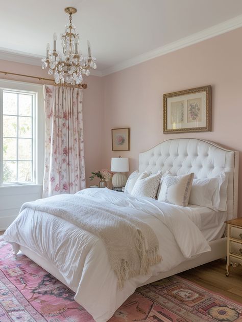 70 Modern Pink Bedroom Design and Decor Ideas for Home Owners – CreativeBooster Modern Pink Bedroom, Pink Bedroom Design, Pink Bedrooms, Home Owners, Country Bedroom, Pink Bedroom, Country Charm, French Country, Bedroom Design