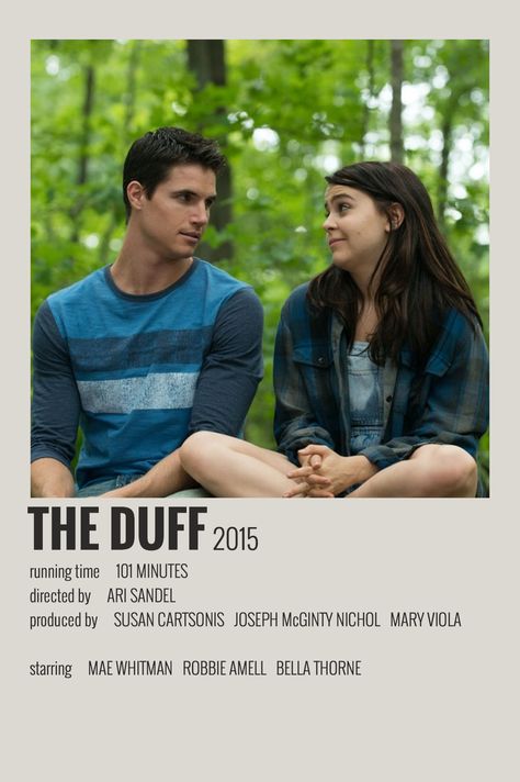 Duff Movie, The Duff Movie, Show Polaroid Poster, Romcom Movies, Somebody To You, Iconic Movie Posters, Movie Card, Film Posters Minimalist, Film Poster Design