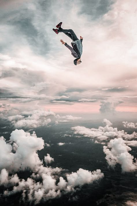 Creative Photography #fallingfromsky #explore #sky #creative #falling #broken Person Falling Off Building Drawing, Falling Anime Character, Falling From Sky Reference, Falling Art Reference, Person Falling From Sky, Person Falling Drawing, Falling Off Building, Falling From Building, Falling Off A Building