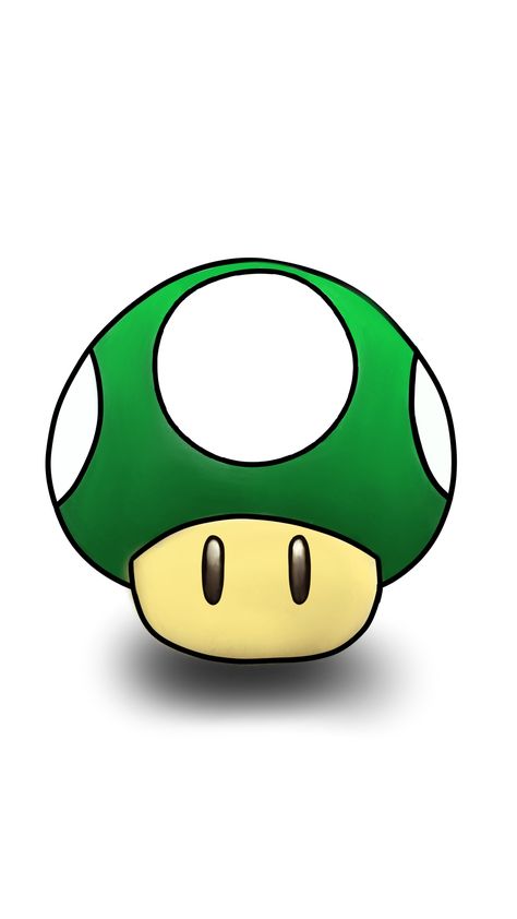 Green Characters Cartoon, Green Cartoon Characters, 1up Mushroom, How To Draw Mario, Mushroom Coloring Pages, Super Mario Mushroom, Mushroom Coloring, Koi Tattoo Sleeve, Mario Tattoo