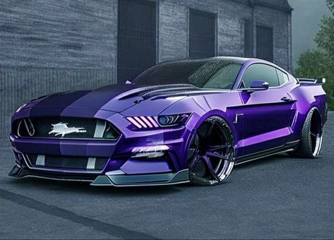 Purple Ford Mustang, Girly Mustang, Mustang Purple, Purple Cars, Purple Mustang, Purple Motorcycle, Mustang Gt500, Purple Car, Dream Vehicles