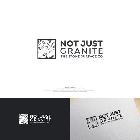 Not Just Granite needs a luxurious, attractive logo Logo design contest #AD design, #AD, #logo, #winning, #picked, #contest Marble Logo, Tile Logo, Enterprise Logo, Dry Stone Wall, Dry Stone, Ad Logo, Company Logo Design, Stone Surface, Magazine Template