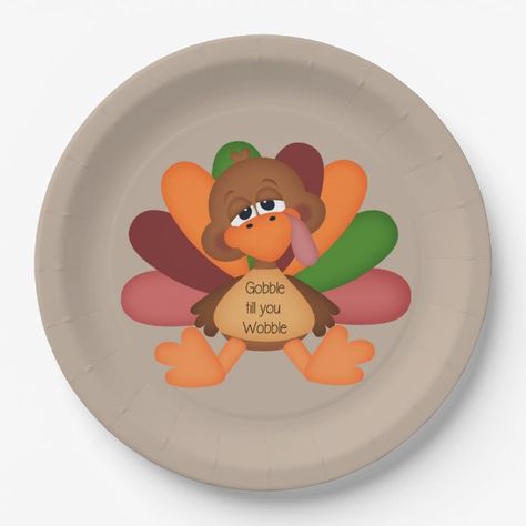 Paper Plate Turkey, Thanksgiving Plate, Thanksgiving Plates, Thanksgiving Paper, Thanksgiving Time, School Printables, Thanksgiving Invitation, Turkey Thanksgiving, Gobble Gobble