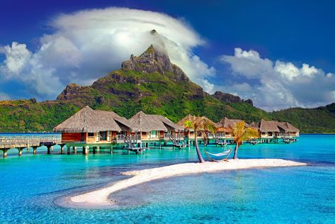 Of all the tropical vacation spots out there, the Caribbean Islands might ... Bora Bora Island, Best Honeymoon Destinations, Tropical Vacations, Best Honeymoon, Romantic Beach, Destination Voyage, The Tourist, Universal Orlando, Windsurfing