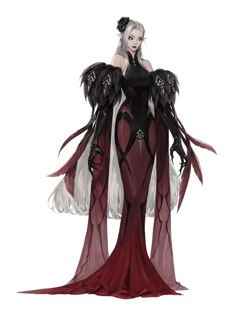 Succubus Clothes Drawing, Noble Dress Drawing, Succubus Anime Outfits, Succubus Outfit Art, Succubus Clothing, Anime Fashion, Clothing Design Sketches, Dress Drawing, Fantasy Gowns