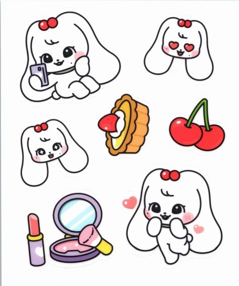 Paper Dolls Printable, Clear Stickers, Cute Chibi, Paper Doll, Cute Doodles, Kpop Wallpaper, الرسومات اللطيفة, Sticker Art, Print Stickers