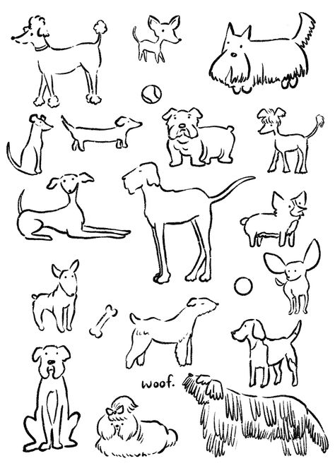 Dogs Blank Card design by PSGStudio. | Each card is handmade, packaged and shipped with love! <3

Dog lovers this is the perfect set of cards for you. I would even frame it, it's so adorable. Doodle Of Dog, Standing Dog Illustration, Labrador Illustration Cartoon, Dog Graphic Design Illustration, Line Drawing Of Dog, Maltese Dog Illustration, Dog Illustration Simple, Line Drawing Dog, Blank Card Design