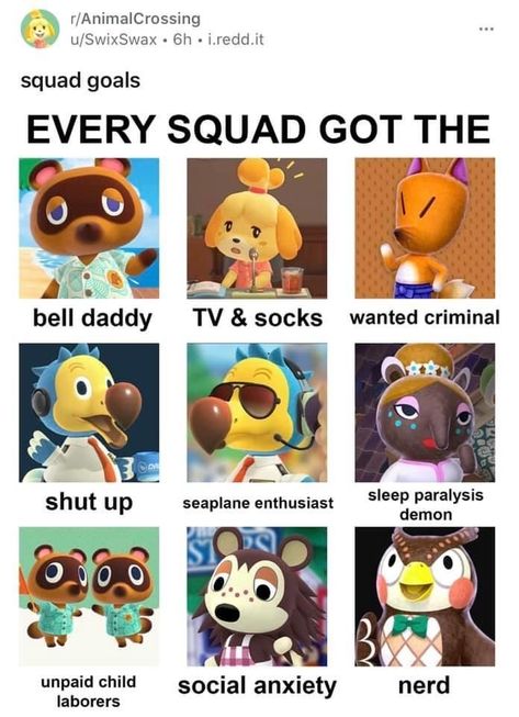 Tag Yourself, Animal Crossing Funny, Animal Crossing Fan Art, Animal Crossing Memes, Animal Crossing Wild World, Animal Crossing Characters, Animal Crossing Villagers, New Animal Crossing, Story Games