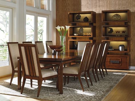 Tommy Bahama Kitchen Style, Tommy Bahama Kitchen, Unique Bookcase, Geometric Bookcase, Thomasville Furniture, Tommy Bahama Home, Lexington Home, Pallet Shelves, Tommy Bahama Furniture