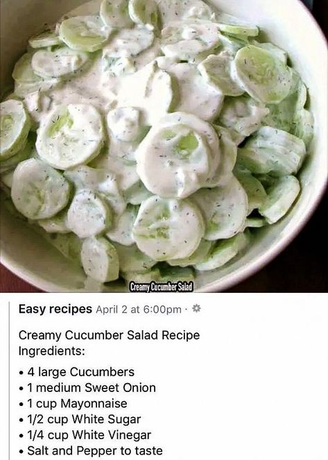 Cucumber Recipes With Mayo, Cucumber Salad Apple Cider Vinegar, Best Creamy Cucumber Salad, Creamy Cucumber Salad Mayo, Cream Cucumber Salad, Cucumber Salad With Vinegar, Sour Cream Cucumber Salad, Cucumber Salad With Mayo And Sour Cream, Cucumber Salad With Mayo