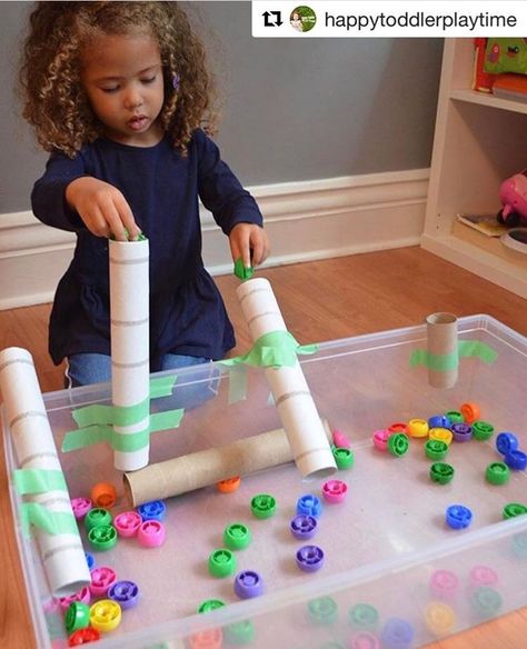 Toddler Ideas, Sensory Activities Toddlers, Toddler Sensory, Toddler Play, Toddler Learning Activities, Toddler Fun, Baby Sensory, Gross Motor, Reggio Emilia