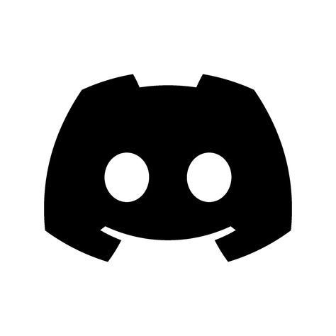 Discord logo with the same proportions as the original but the color scheme is black on white Discord Logo, App Logo, Black Logo, Color Scheme, The Original, Color Schemes, Mario, Mario Characters, ? Logo