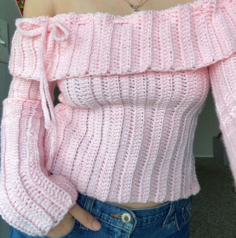 Crochet Caplet, Crochet Shirts, Crochet Blouses, Crochet Sweater Design, Blouse Tops Designs, Crochet Bows, Crochet Tops Free Patterns, Crochet Design Pattern, Crochet Clothing And Accessories