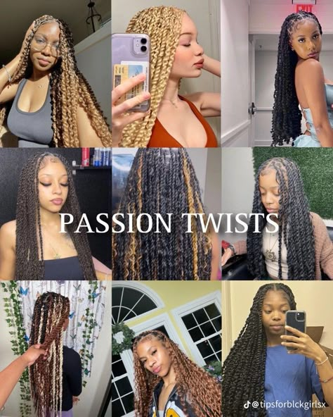 Different Types Of Braids, Winter Routine, Winter Hair Trends, Passion Twists, Curly Braids, French Curl, Beautiful Black Hair, Goddess Braids Hairstyles, Quick Natural Hair Styles