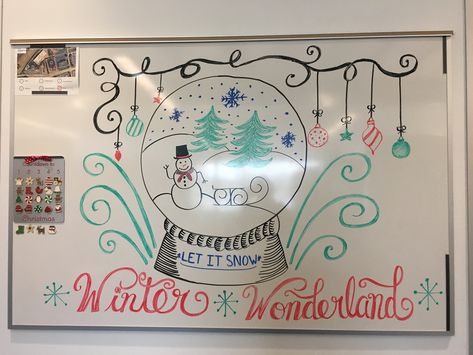 December White Board Art, Easy Christmas Whiteboard Drawing, Christmas Dry Erase Board Drawings, Thanksgiving Dry Erase Board Ideas, Winter Dry Erase Board Art, Whiteboard Christmas Drawings, Holiday Whiteboard Ideas, Christmas Whiteboard Drawings, Holiday White Board Ideas