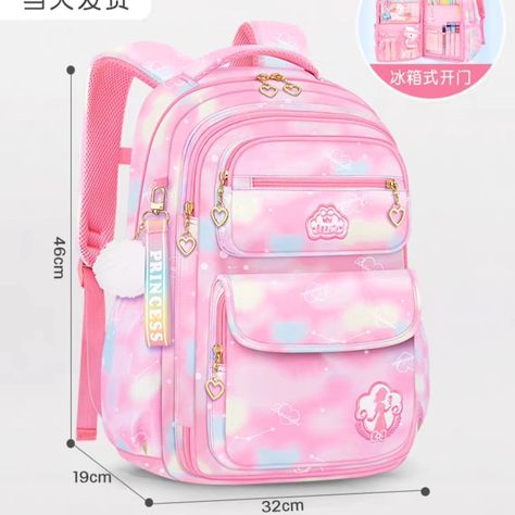 This 18" colorful girls multi pockets backpack is perfect for school, travel, and everyday use. The durable material and multiple pockets provide ample storage and organization for all your essentials. With its vibrant colors, it's sure to make a statement while keeping your belongings safe and secure. Backpacks For School, Colorful Bags, Sketchbook Ideas, Quick Outfits, School Fashion, School Days, School Backpacks, Cute Bag, The School