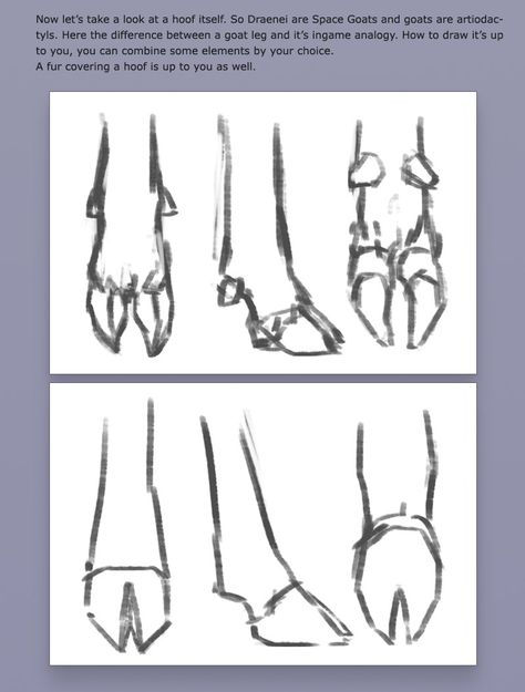 Deer Feet Drawing, Human With Hooves, Goat Hoof Drawing Reference, Goat Feet Drawing, Dear Legs Drawing, Goat Hooves Reference, Fox Legs Drawing, How To Draw Deer Legs, Sheep Legs Drawing