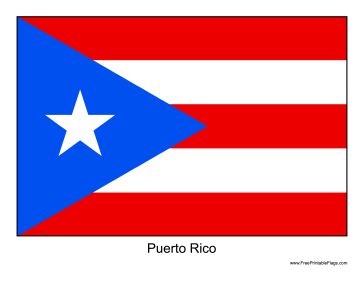 The flag of Puerto Rico. Free to download and print Weather Printables, Go Dog Go, Puerto Rican Flag, Flag Printable, Puerto Rico Trip, Dance Rooms, Puerto Rico Flag, Puerto Rican Culture, Porto Rico