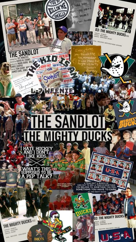 my comfort moviesss!! Mighty Ducks Wallpaper, Ducks Wallpaper, The Sandlot Kids, D2 The Mighty Ducks, Benny The Jet Rodriguez, Mike Vitar, The Mighty Ducks, Duck Pictures, Duck Wallpaper